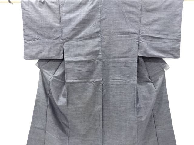 アンティーク　亀甲絣織り出し手織り節紬着物アンサンブル